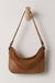 Free People Sindy Leather Shoulder Bag in Cognac — Back view
