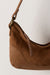 Free People Sindy Leather Shoulder Bag in Cognac — Side detail view