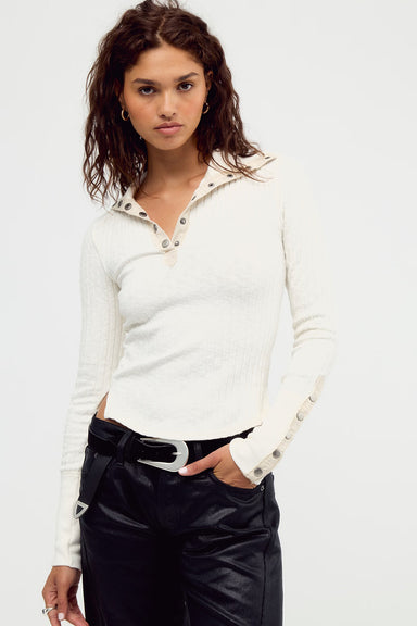 Free People Surplus Cuff in Sugar Swizzle — Front view