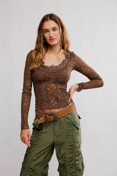 free people all night ls teak front