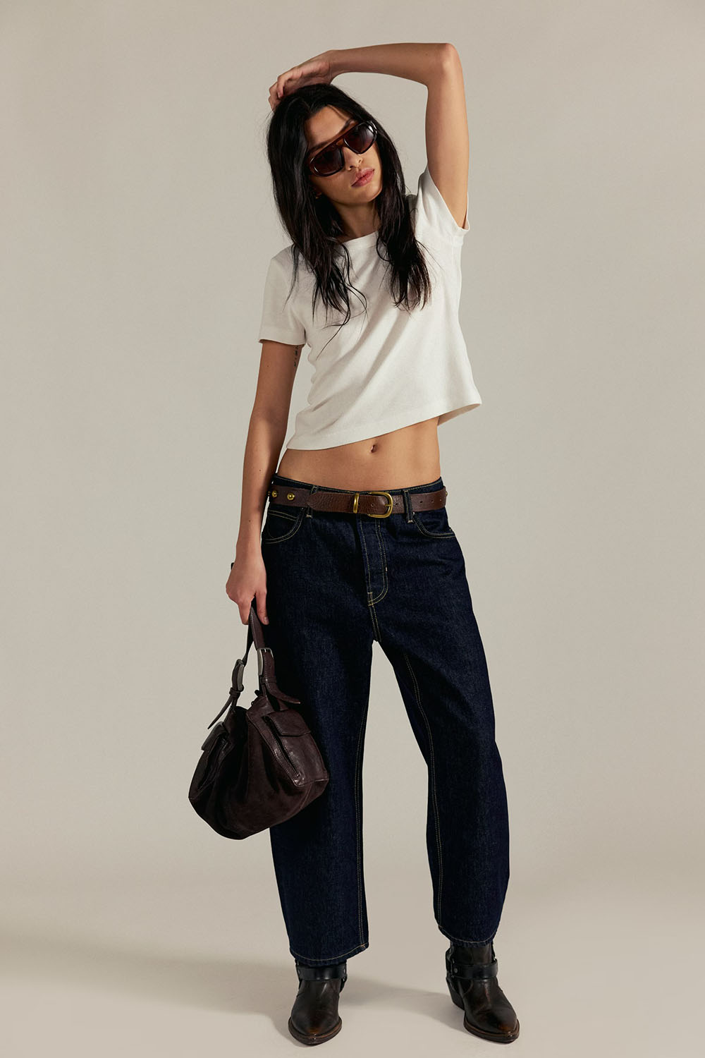 free people atlas crew tee clean ivory