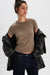 free people atlas crew tee dutch cocoa front