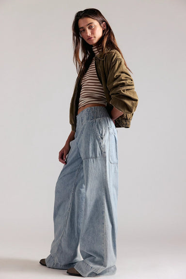 free people breezy denim pull on dusk side