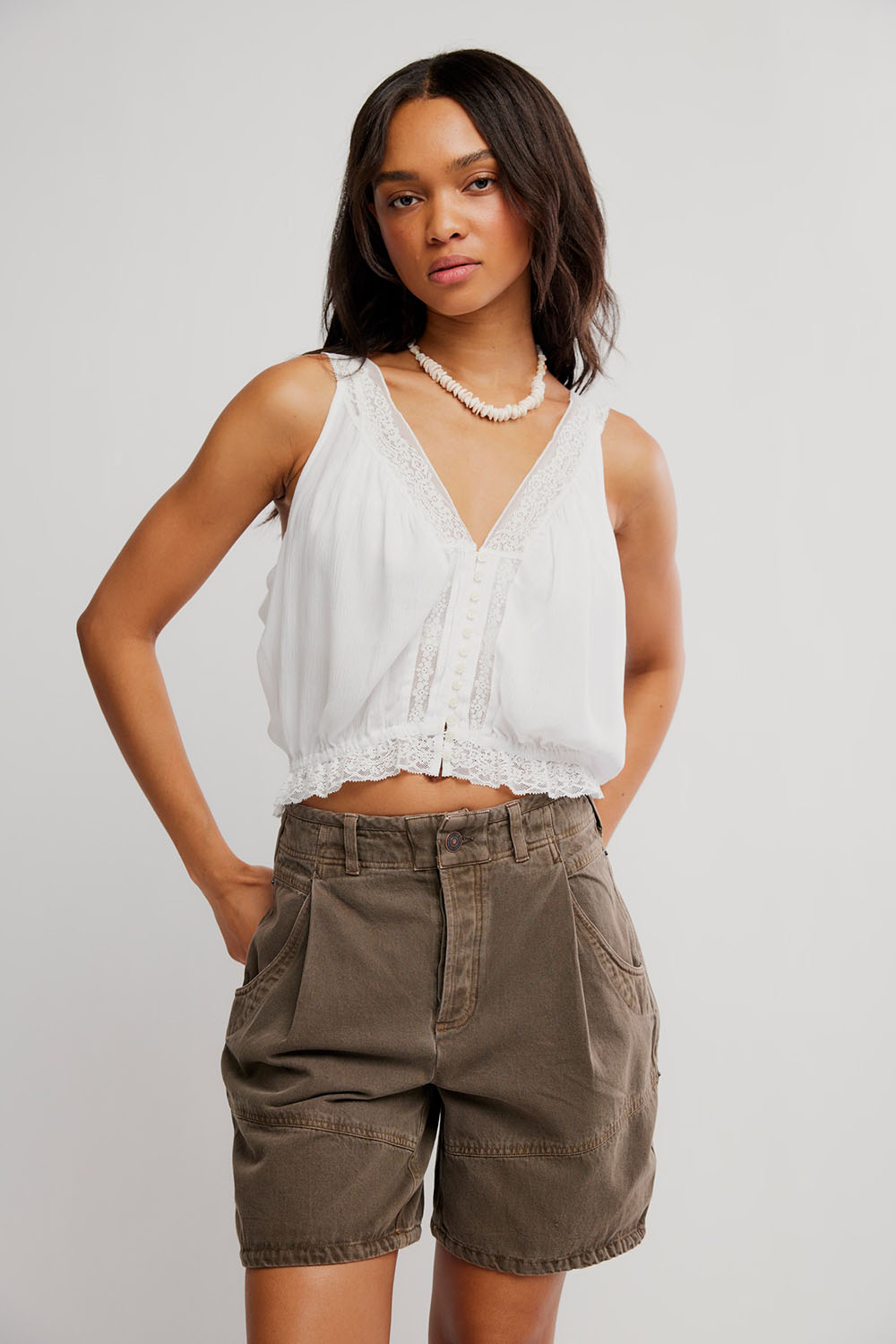 free people celeste tank clean ivory front
