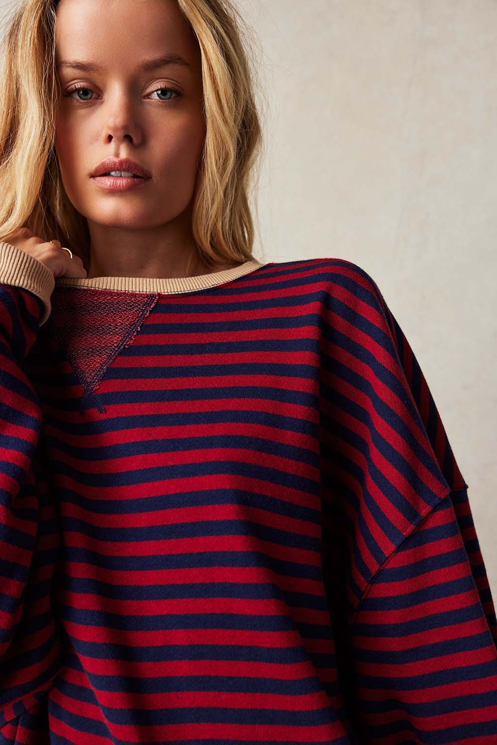 Free People - Classic Striped Crew - Nautical Combo - Detail
