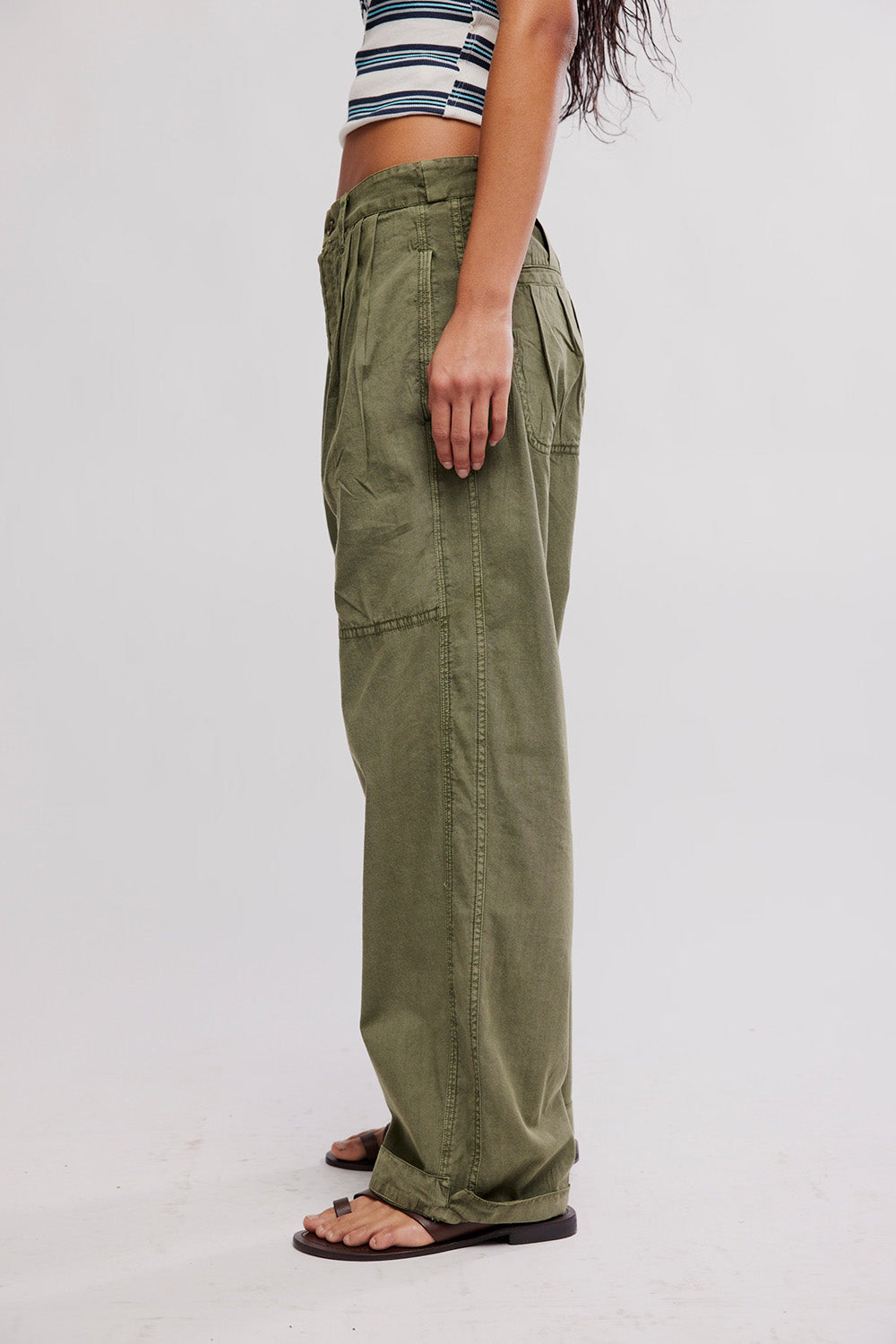 free people clover dropped trouser adventurer side