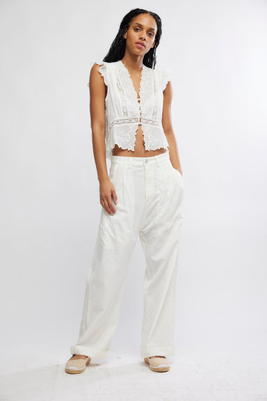 free people clover dropped trouser tofu