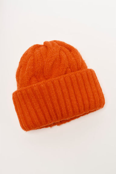 Free People - Coastline Beanie - Electric Orange