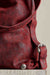 free people dallas distressed leather bag sandblast red detail