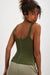 Free People - End Game Pointelle Tank - Army - Back