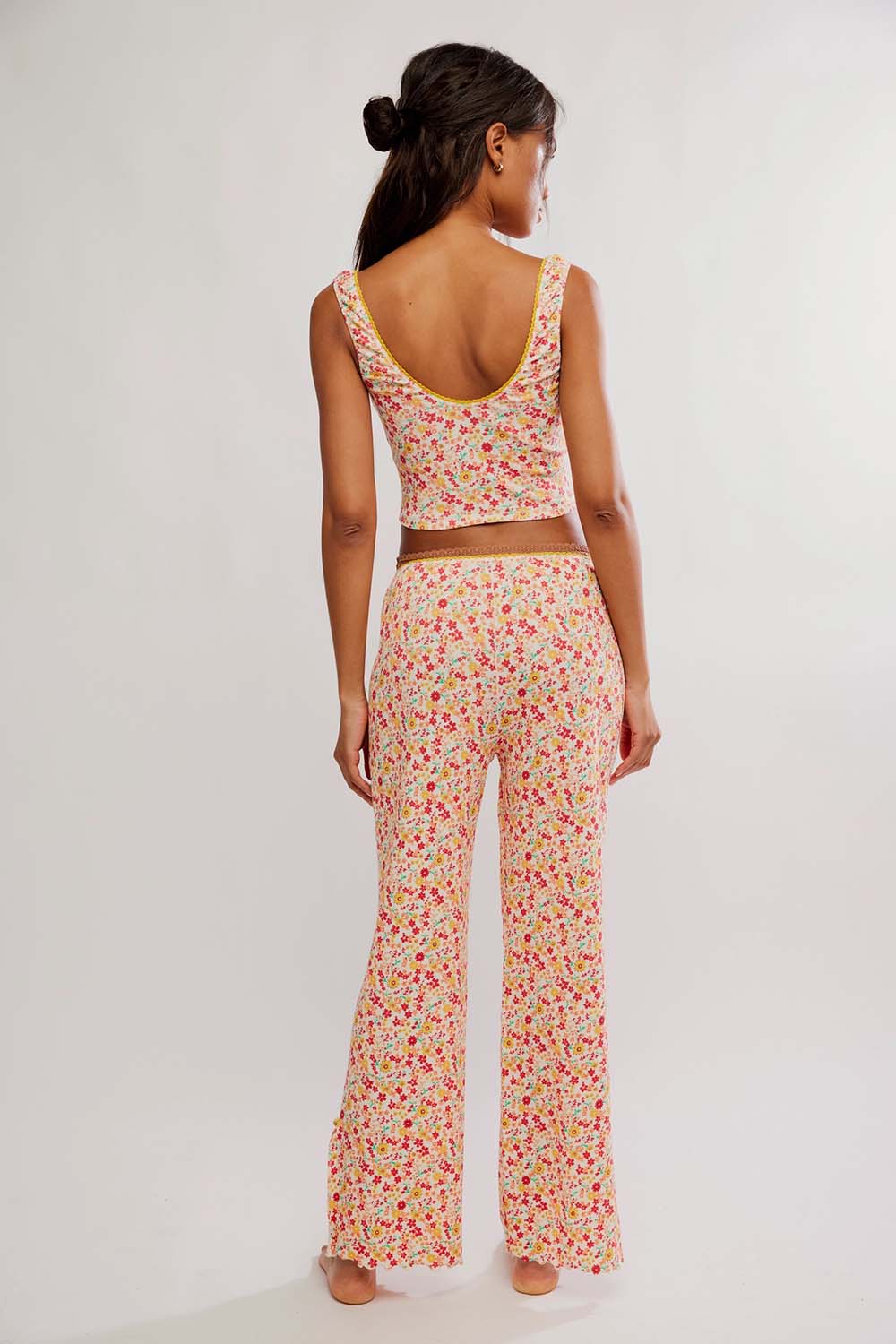 free people fresh in love lounge set butter combo back