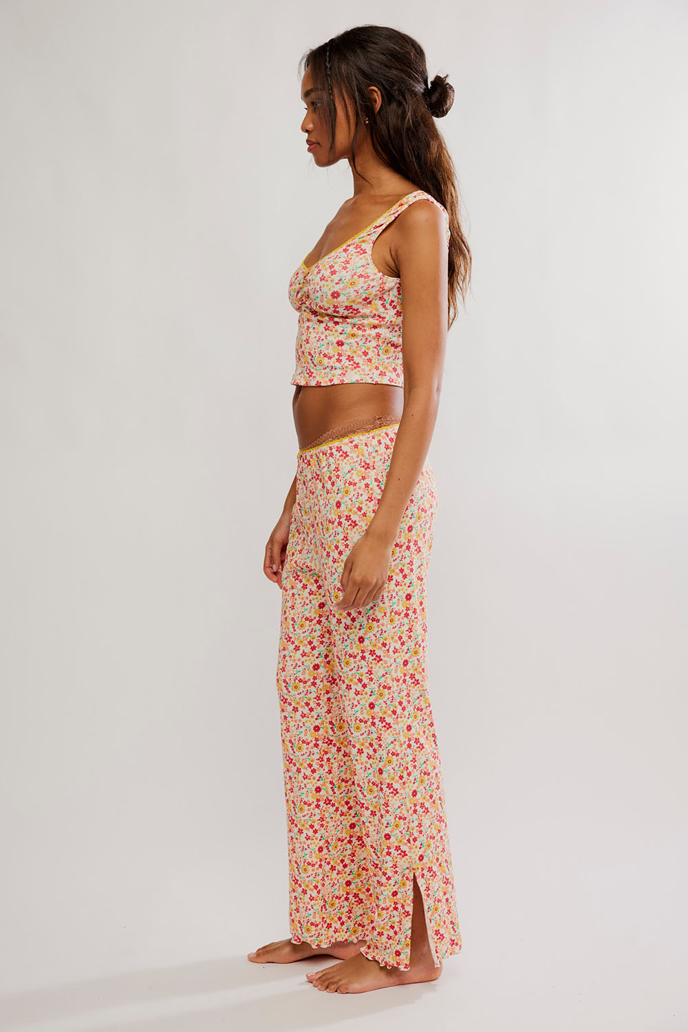 free people fresh in love lounge set butter combo side