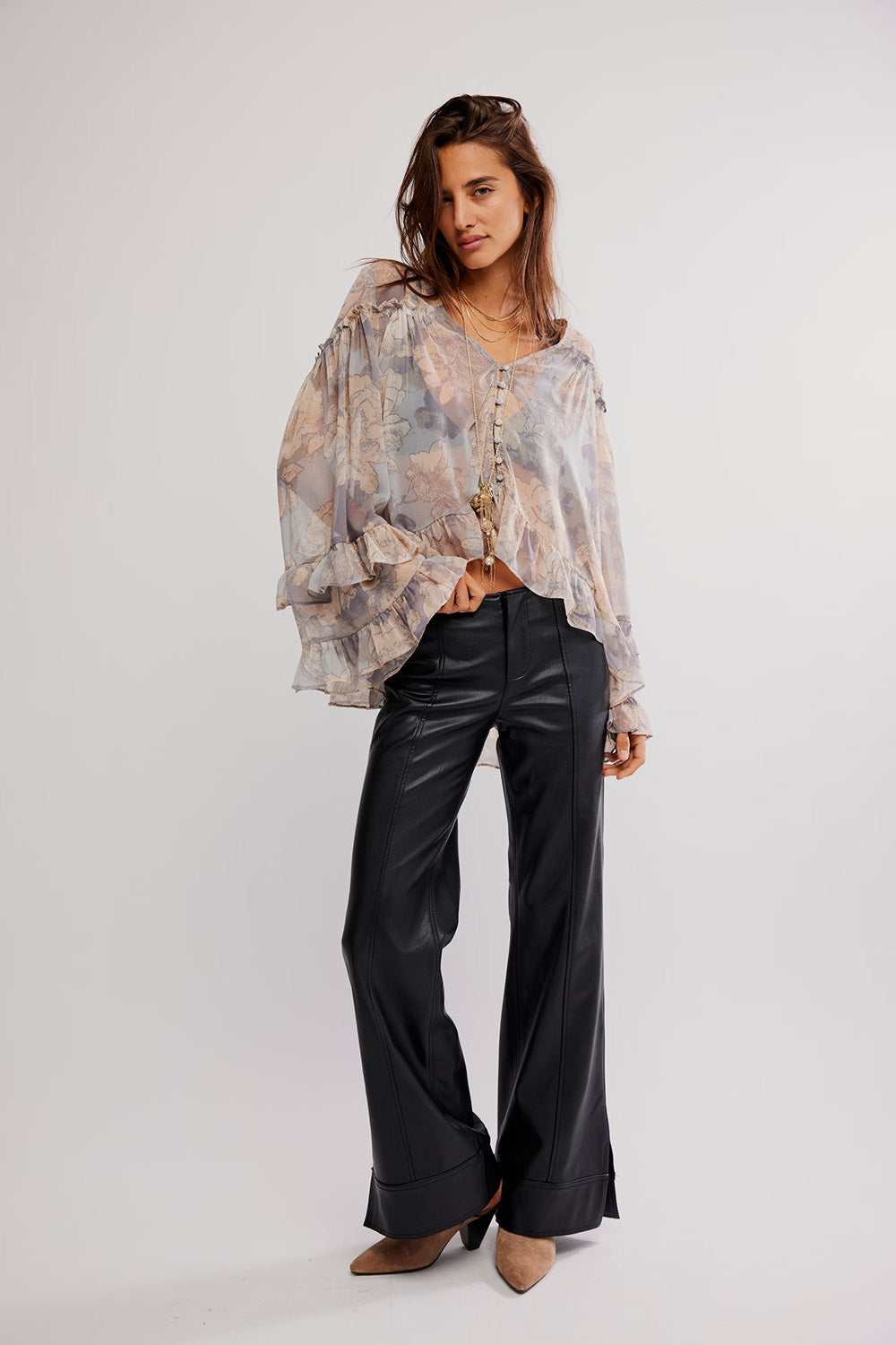 Free People - Glow Up Vegan Pant - Black