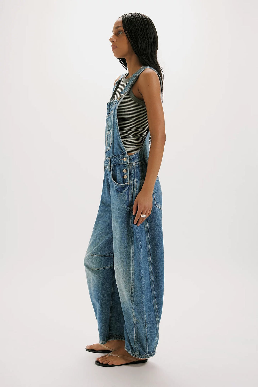 free people good luck barrel overall ultra light beam side