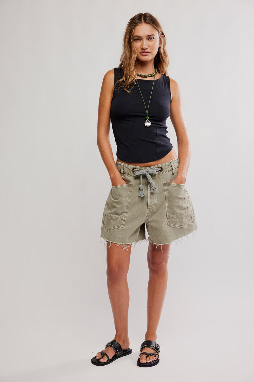 free people iconic tank black