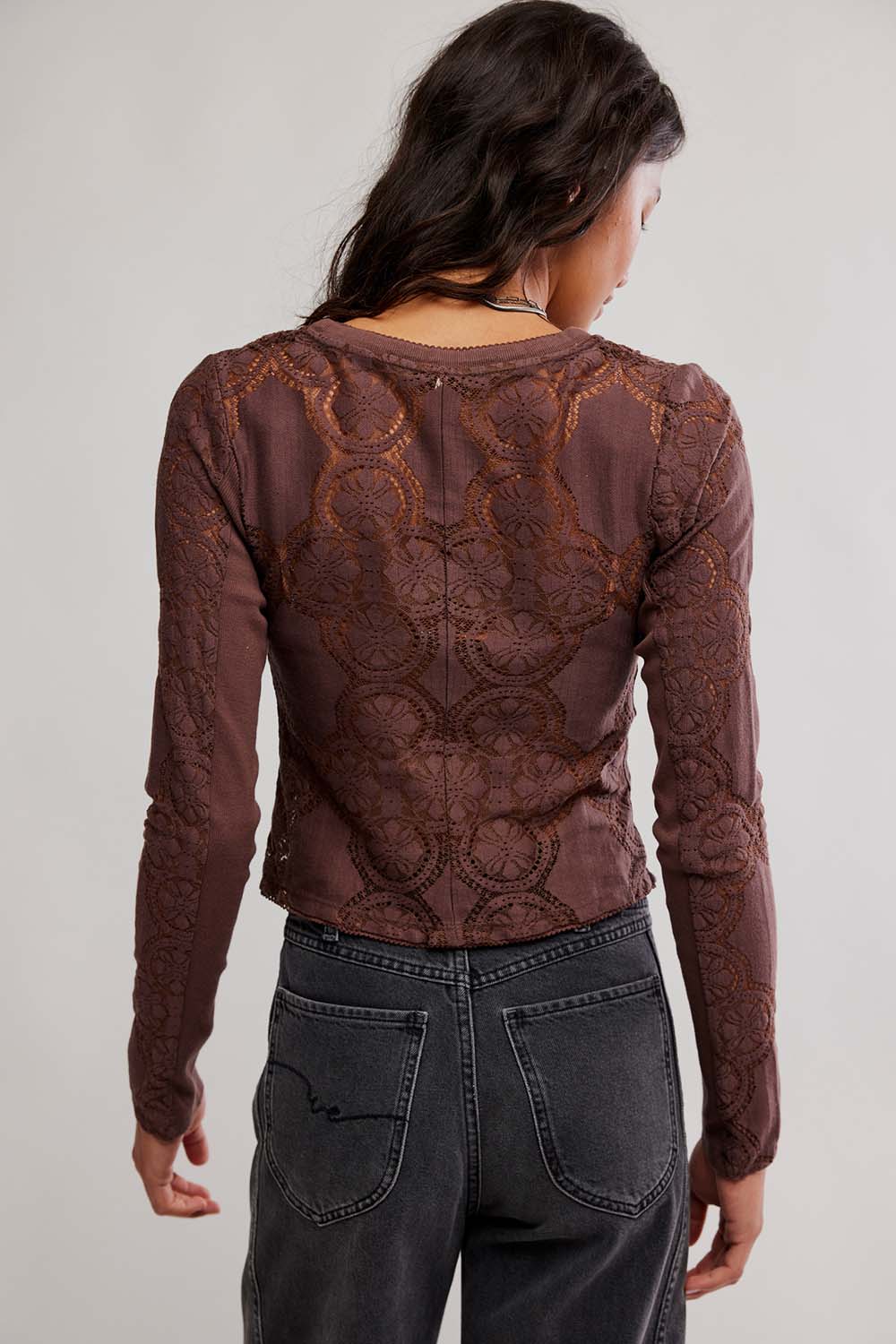 free people jae knit ls top sugar almond back