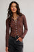 free people jae knit ls top sugar almond front