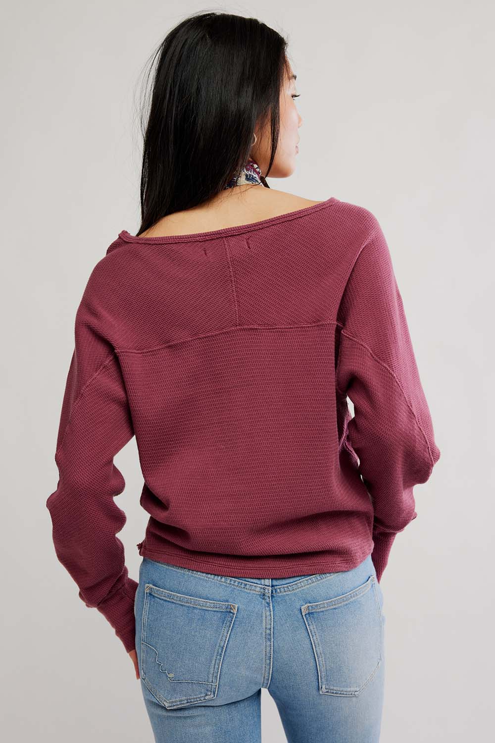 Free People - Jess Long Sleeve - Dionysus - Back