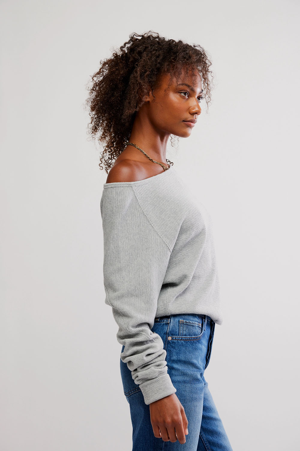 free people jess long sleeve heather grey side 