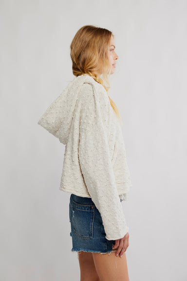 free people lake side hoodie marshmallow side