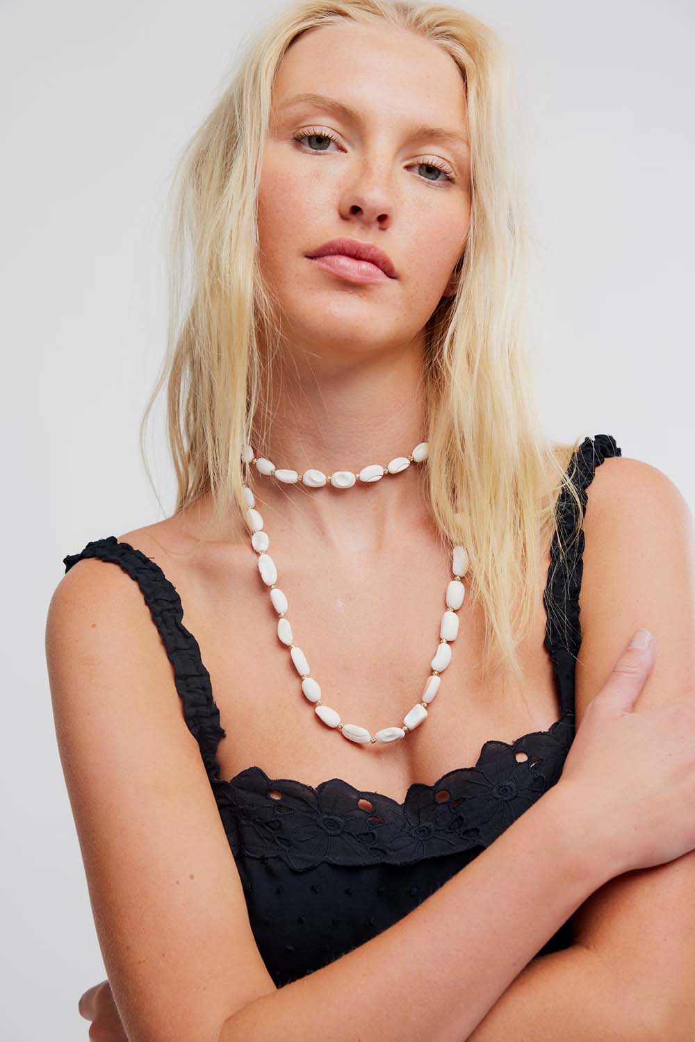 free people little love tank black detail