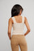free people love letter cami apricot cream back