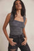 free people love letter cami black front