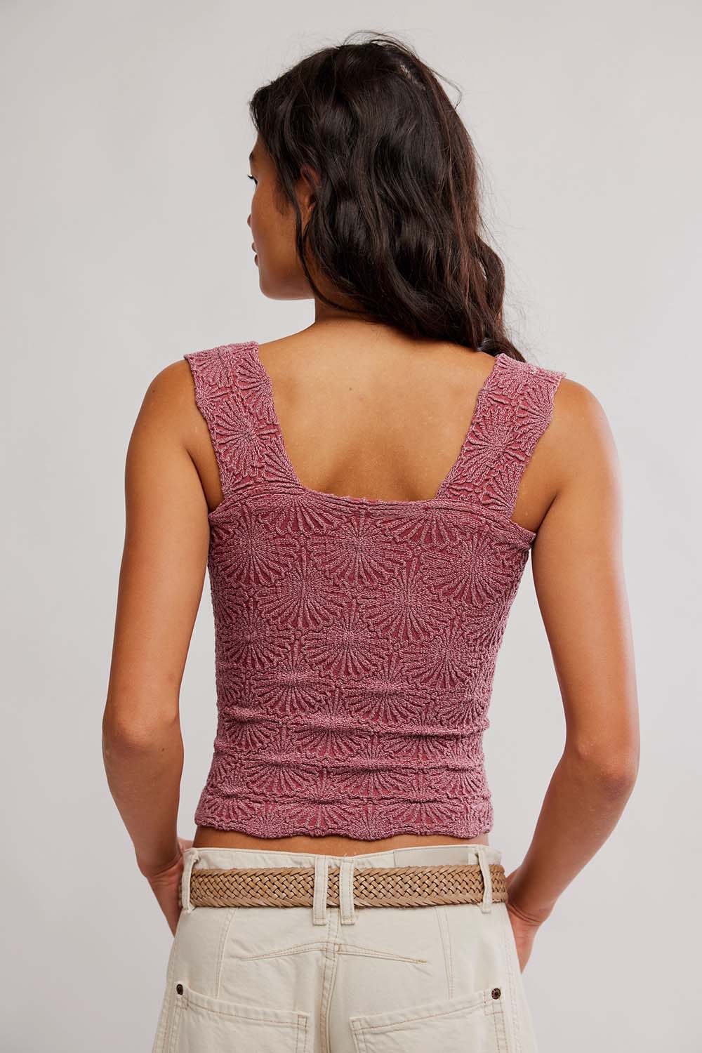 free people love letter cami dreamy mulberry back