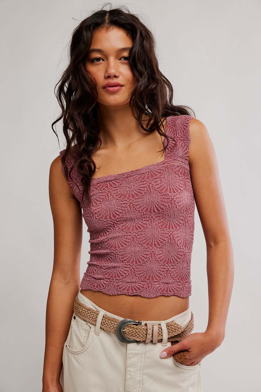 free people love letter cami dreamy mulberry front