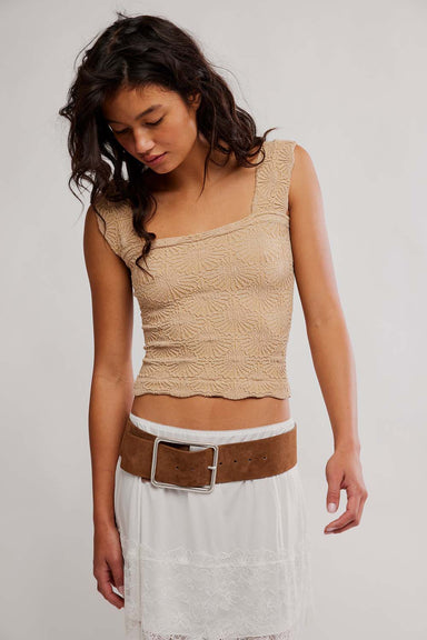 free people love letter cami oat latte front
