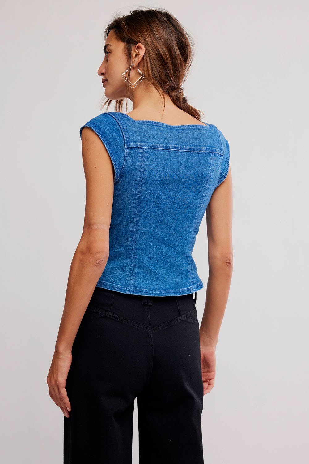free people marilyn denim corset skylight back