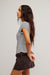 free people most wanted stripe cardi black white stripe side