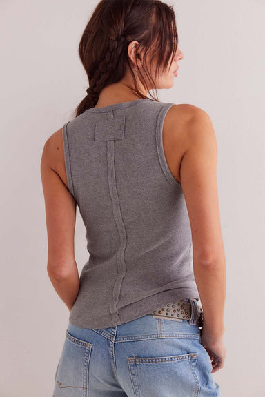 Free People - Neria Tank - Heather Grey - Back