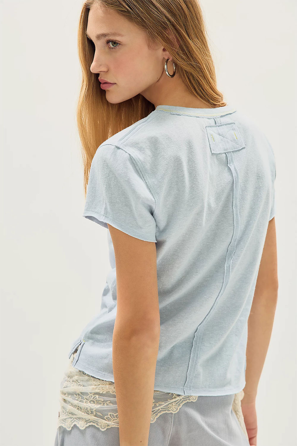 free people nova graphic tee strawberry combo back