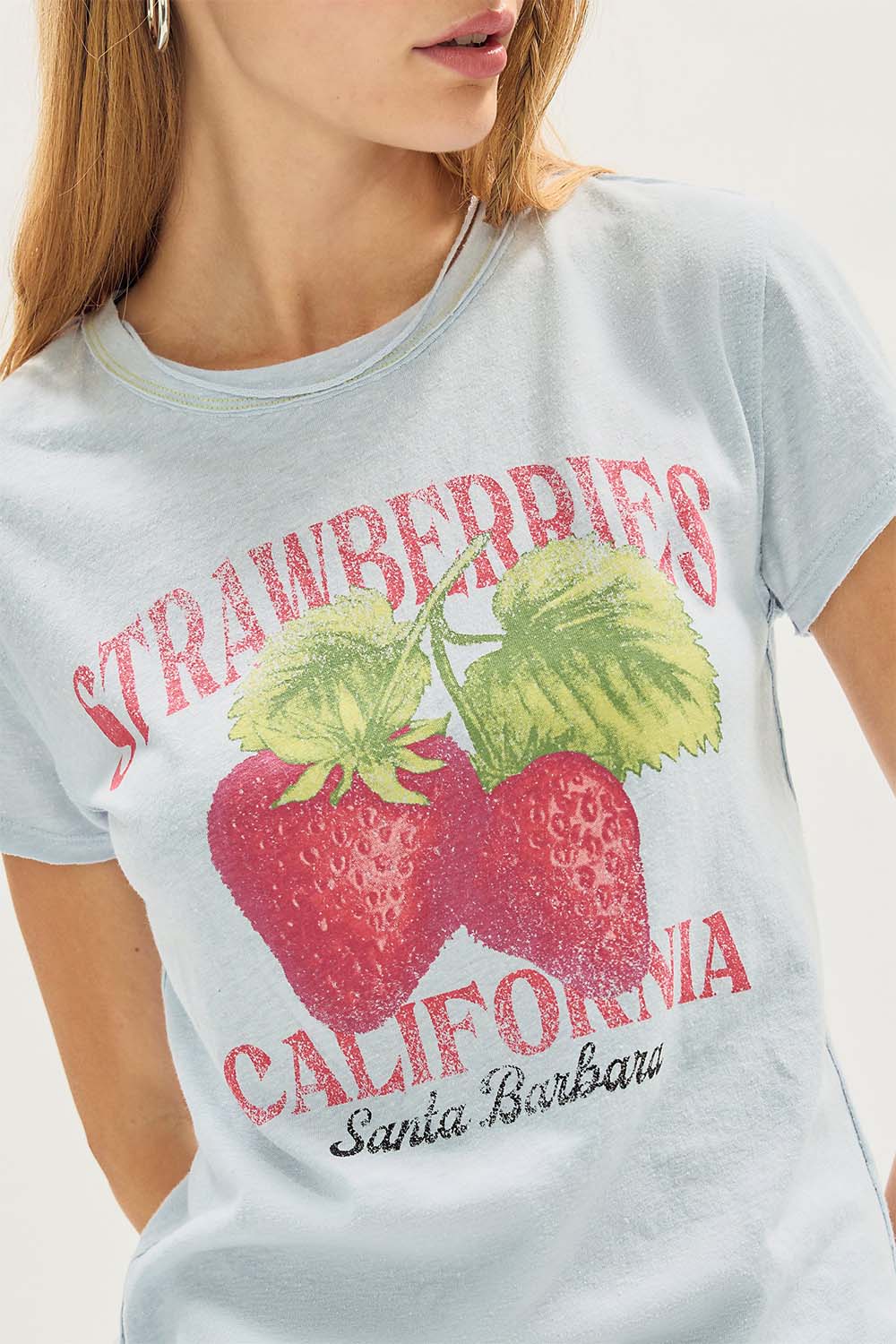 free people nova graphic tee strawberry combo detail