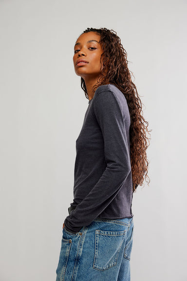 Free People - Nova Tee LS - Black - Side