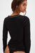 free people only you long sleeve black  back