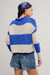 free people opal rugby stripe sweater cobalt combo back