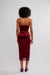 Free People - Raise a Toast Midi Slip - Garnet Grotto - Back