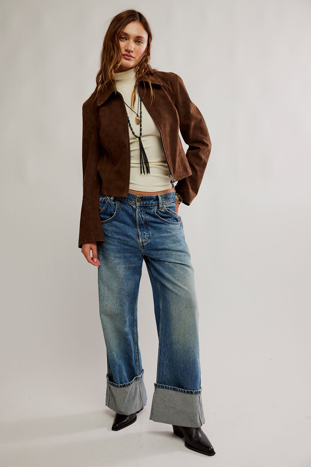 Free People - River Vegan Jacket - Double Espresso