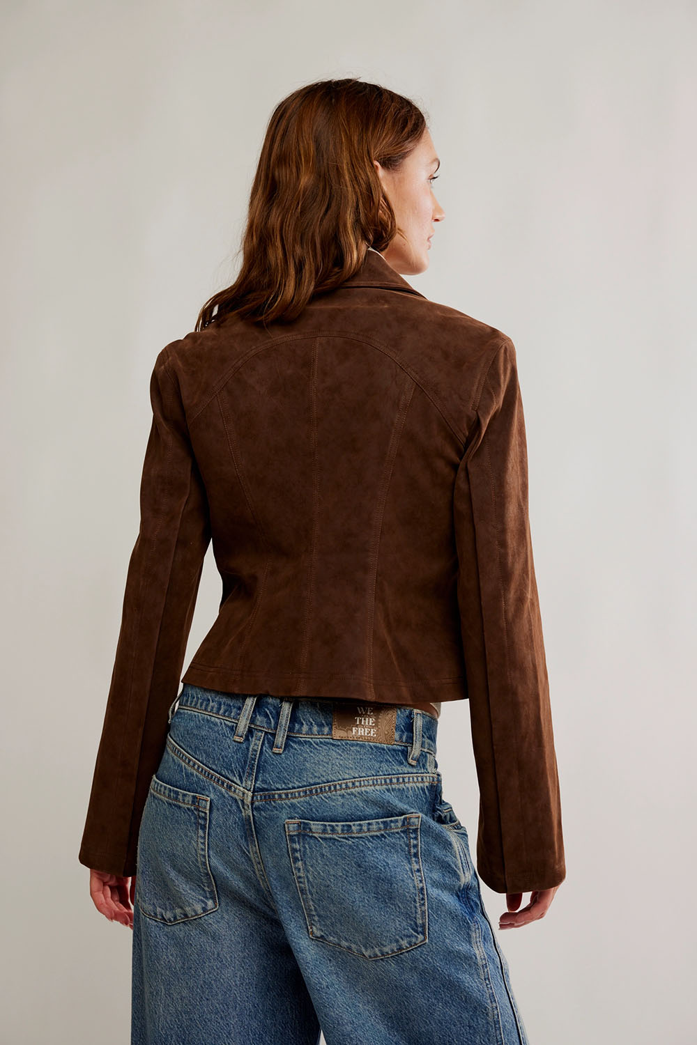 Free People - River Vegan Jacket - Double Espresso - Back