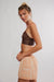 free people rosie longline bralette brunette side