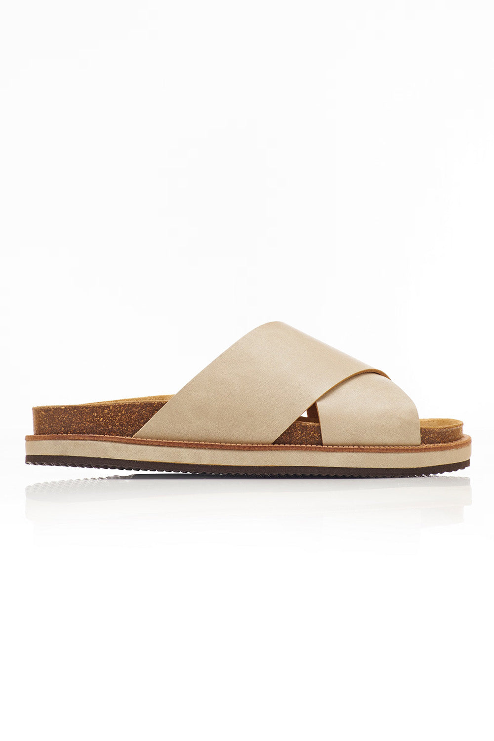 free people sidelines footbed dove grey side