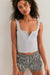 free people simply soft cami heather grey front