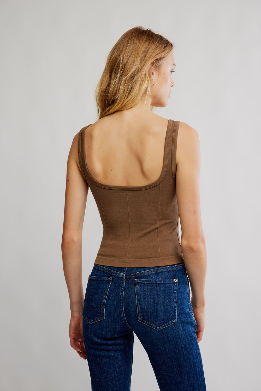 free people simply soft cami teak back