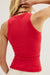 free people so soft seamless tank atlas red back
