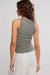 free people so soft seamless tank black white back