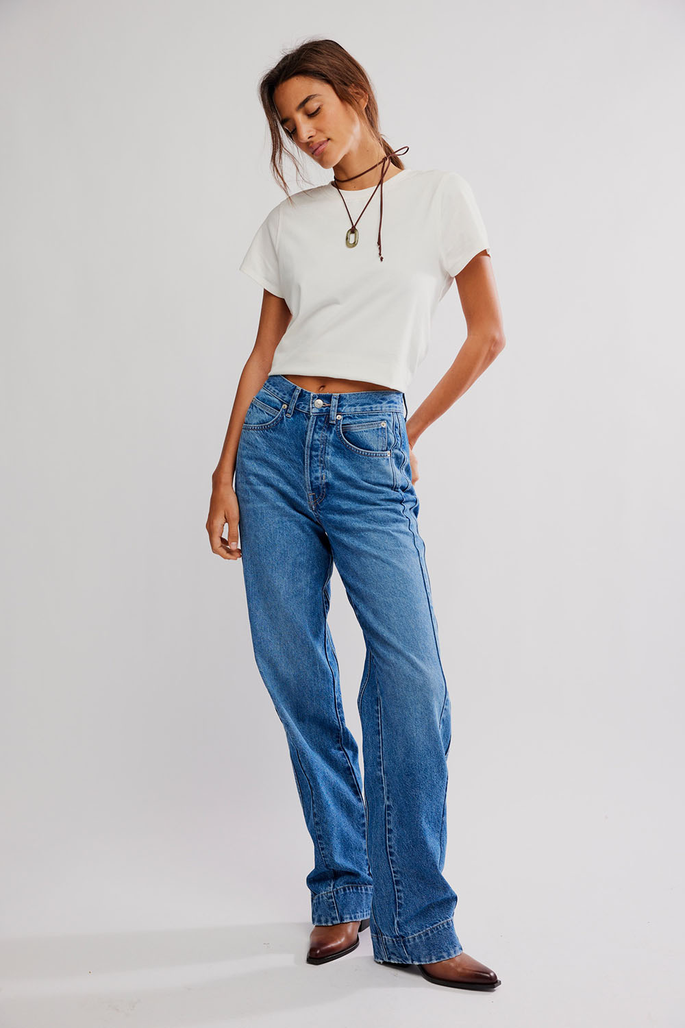 Free People - Stick Around Jean - Stay for the Morning