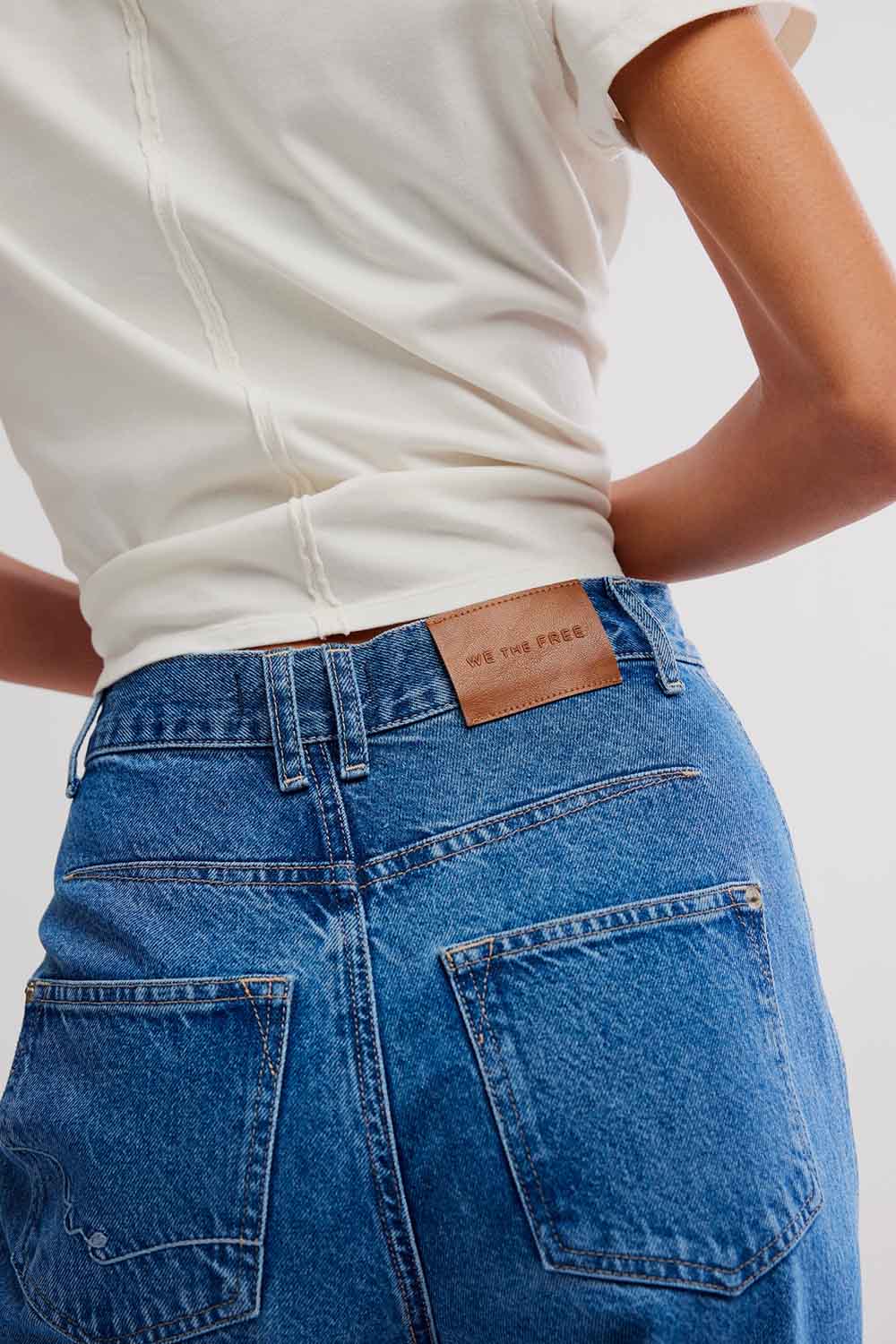 Free People - Stick Around Jean - Stay for the Morning - Back Detal