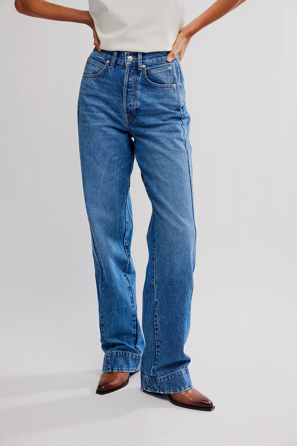 Free People - Stick Around Jean - Stay for the Morning- Front